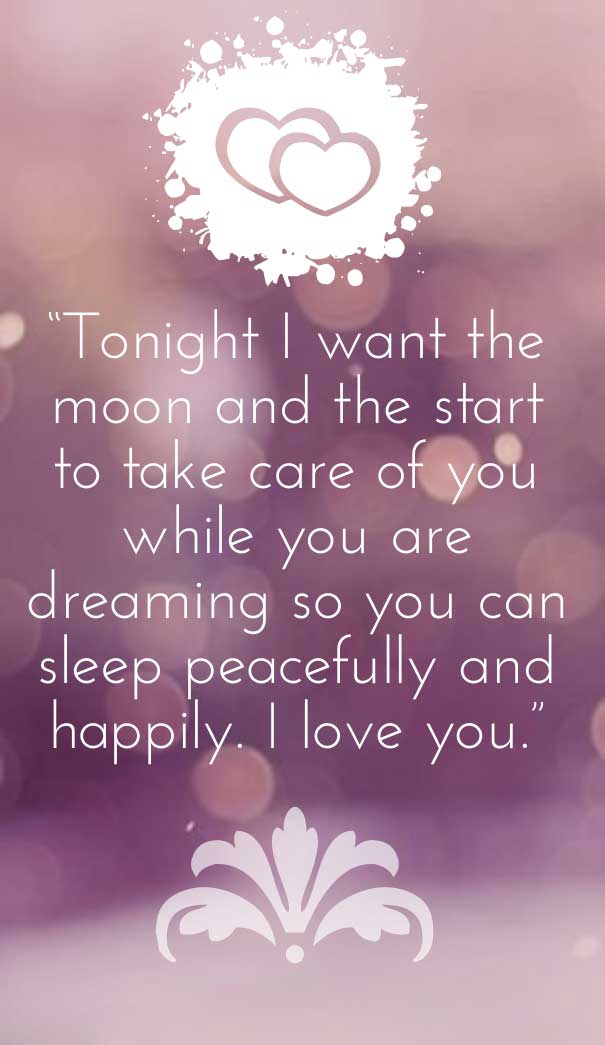 Sweet Dreams My Love Messages for Her and Him