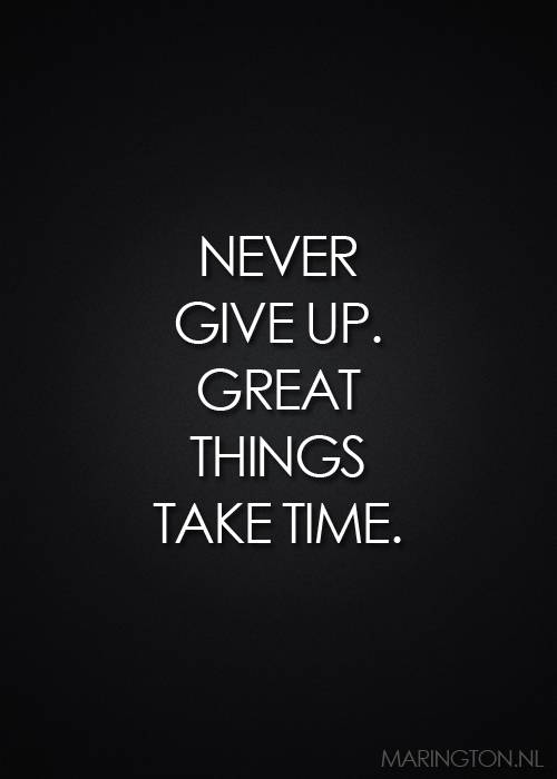 Image result for never give up