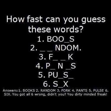 how fast can you guess these words