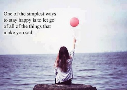 simplest way to stay happy