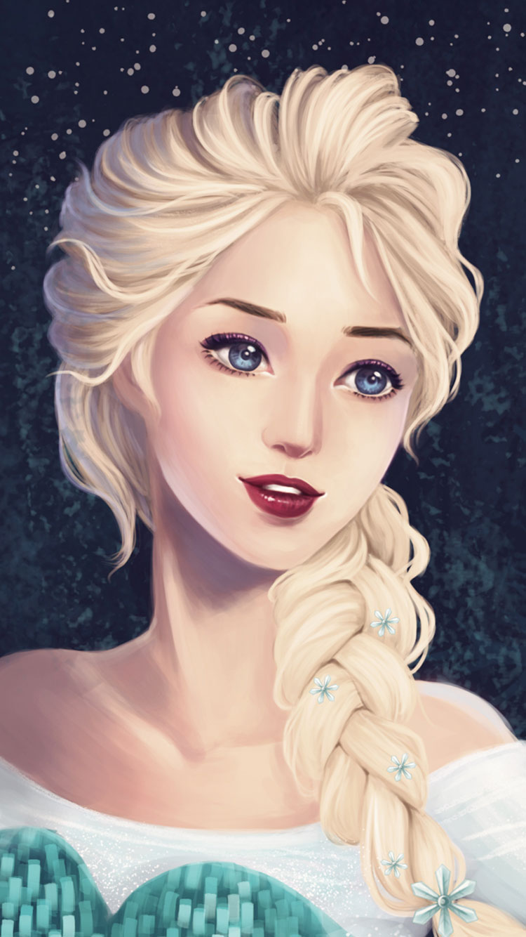 Elsa-Frozen-iPhone-6-Wallpaper