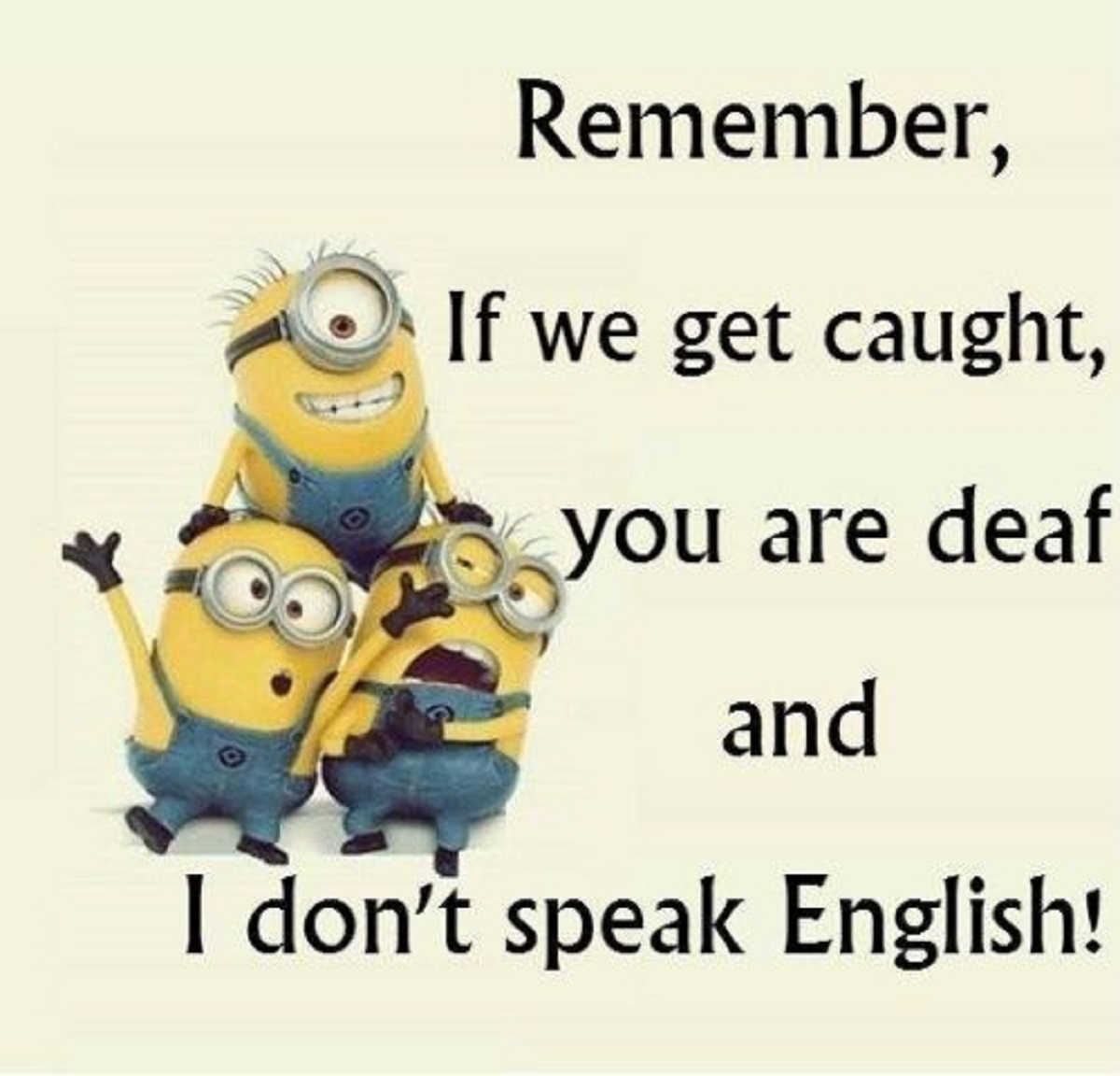 if we get caught funny minion-quotes