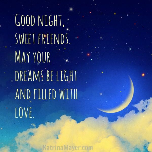 Good night sweet friends-Good Night Images with Quotes for Friends