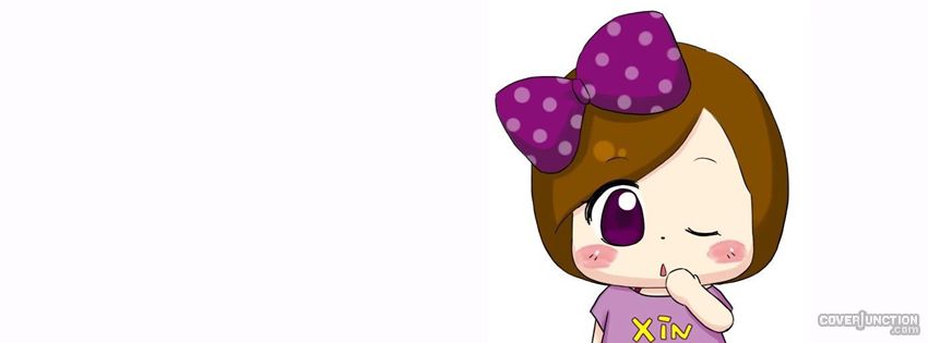 Cute Girl Facebook timeline cover