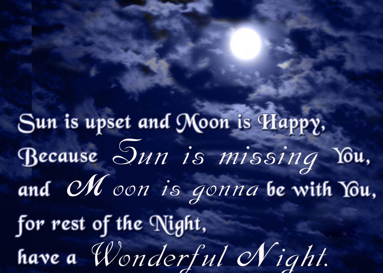 Romantic gud night quotes