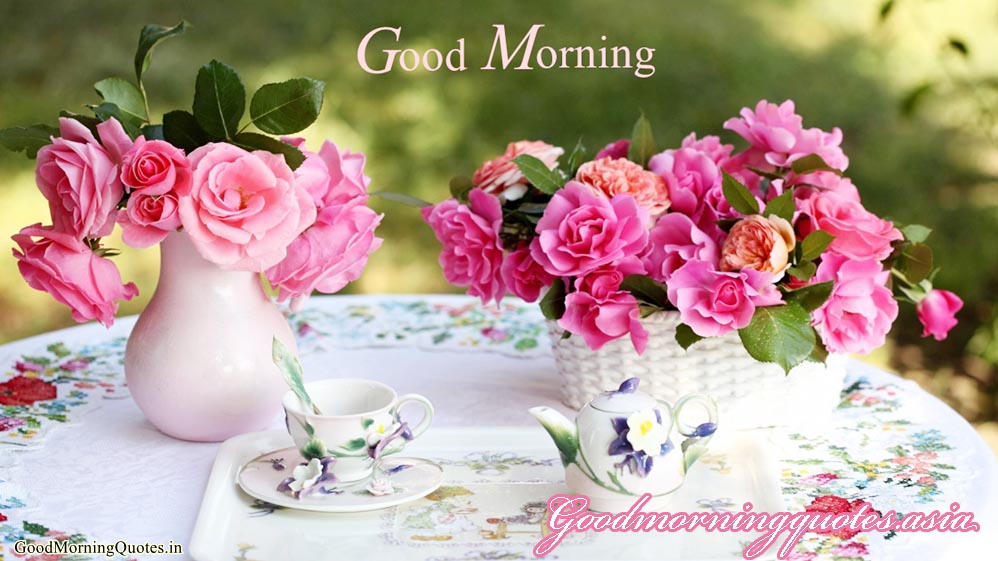 30 Beautiful Good Morning Love Images with Flowers