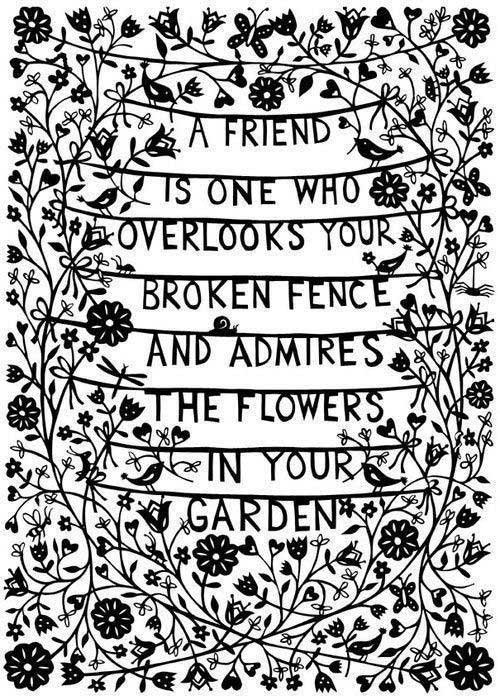 who is real friend - friendship quotes image