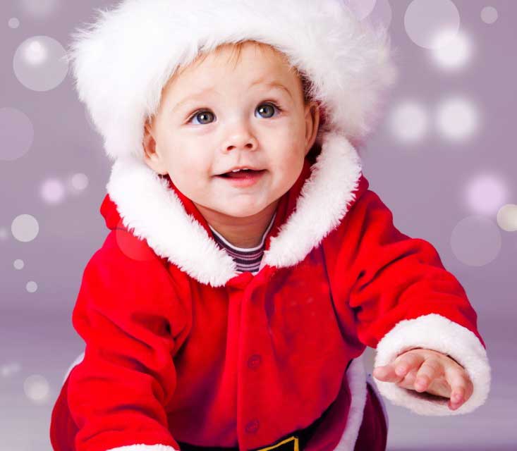 Cutest Christmas Baby Profile DP for Whatsapp 