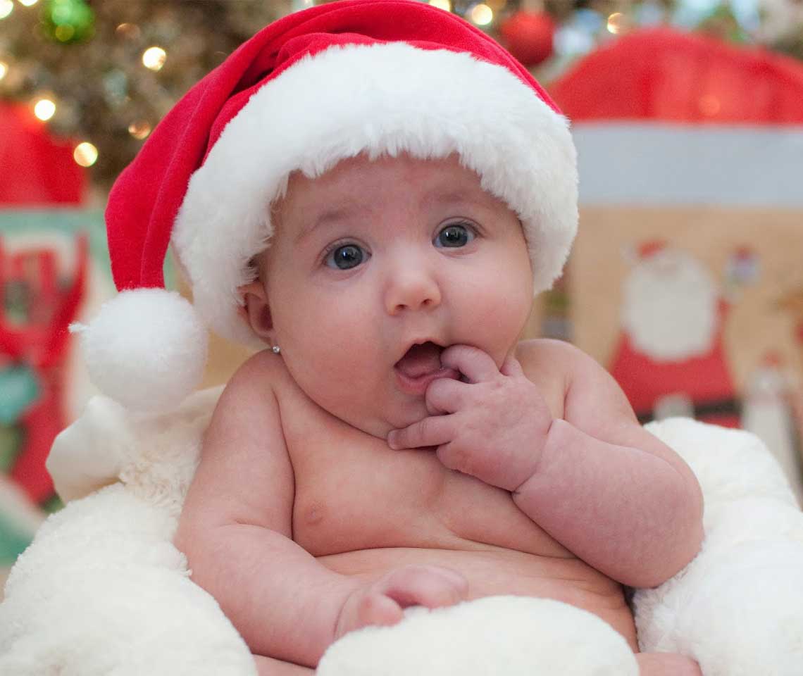 Cutest Christmas Baby Profile DP for Whatsapp - Freshmorning