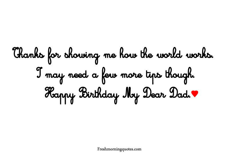 Top 10 Birthday Wishes For My Dad