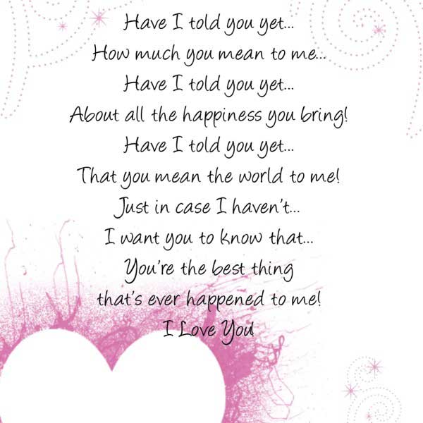 Amazing her are for you poem 52 Cute