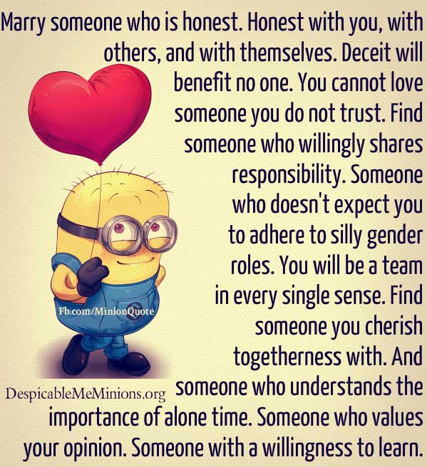 Minion-Quotes-Marry-someone-who-is-honest