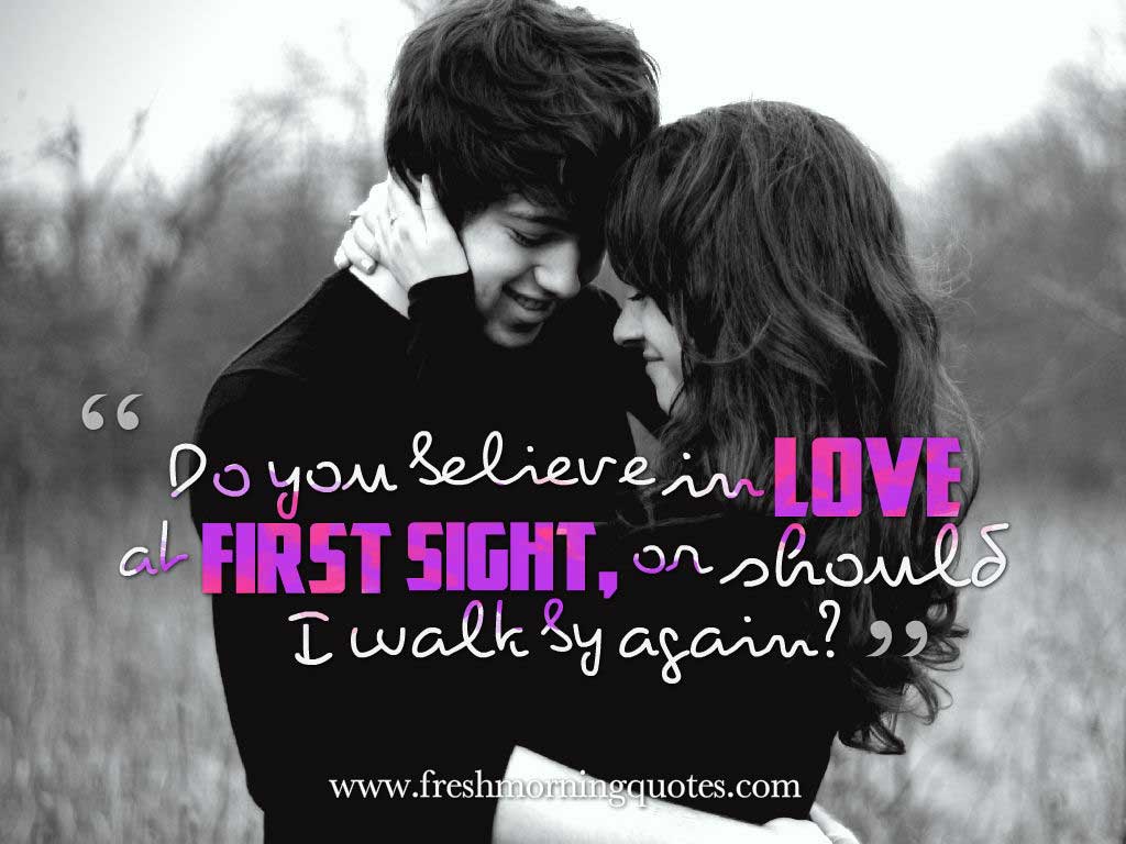 At sayings sight first love about Love At