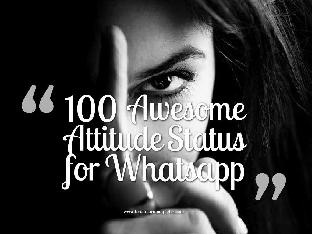 Status status whatsapp attitude Attitude Status