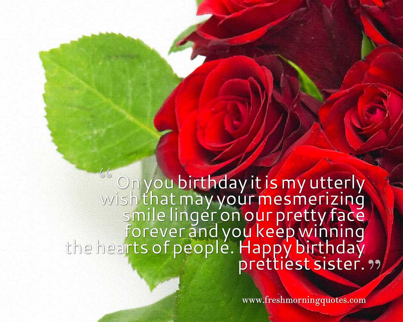 Sister Birthday Wishes