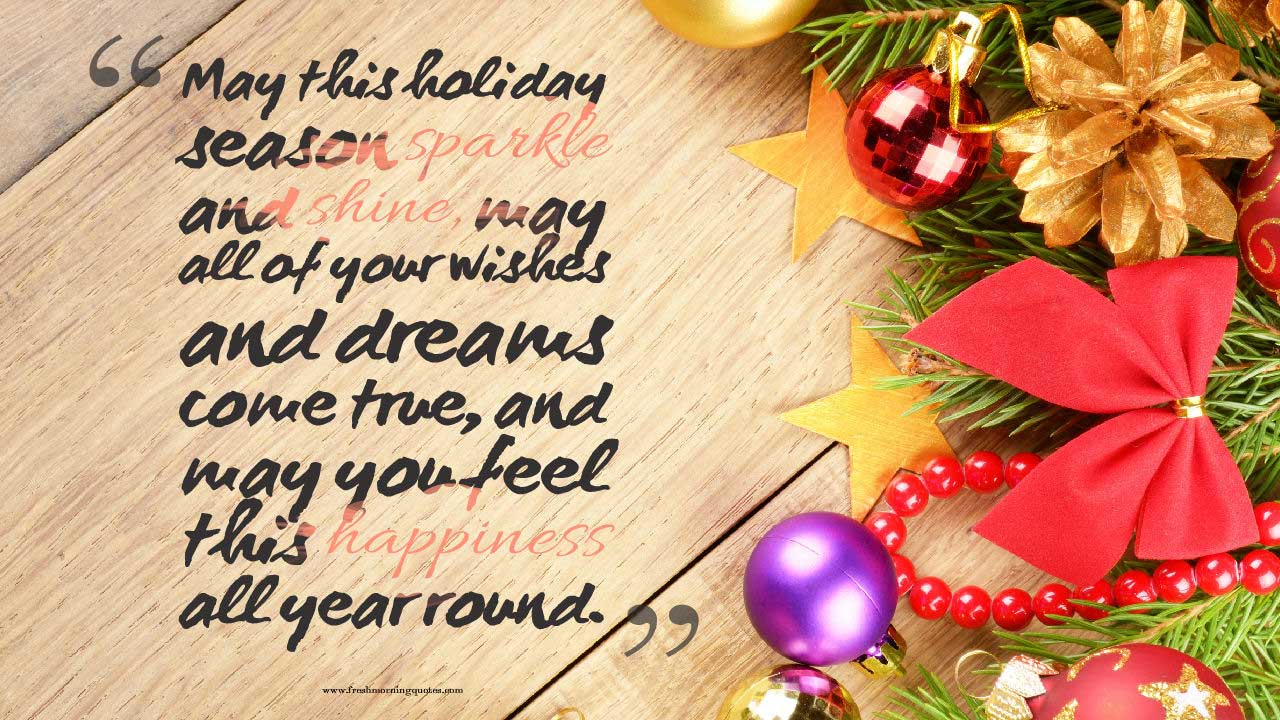 100+ Merry Christmas Wishes Quotes and Messages - Freshmorningquotes