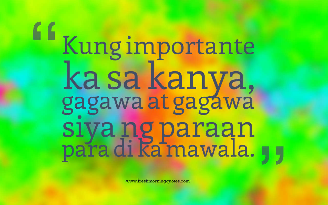 Tagalog Love Quotes and Sayings with images